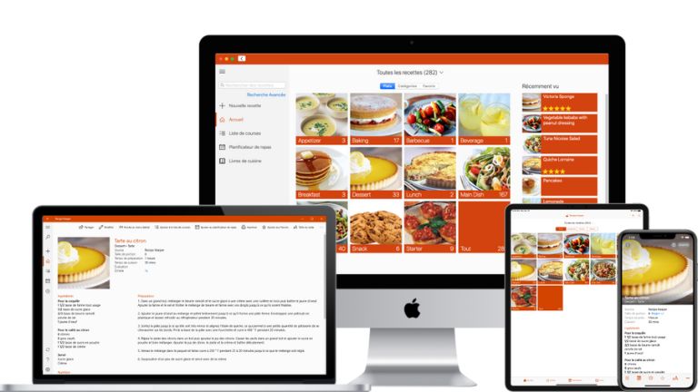 Oui, Recipe Keeper est disponible partout... mais encore faut-il payer. recipe keeper disponible sur tous les supports windows mac android iOS