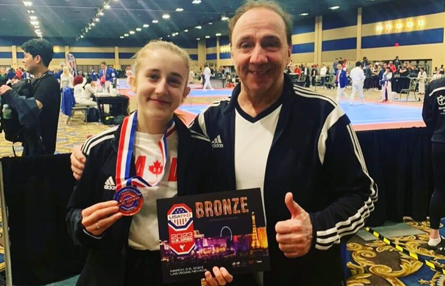 Justine Carpentier bronze taekwondo