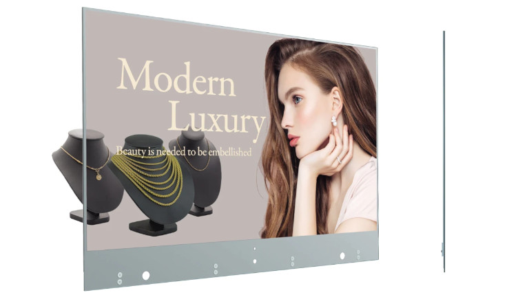 TV OLED Transparent Signage