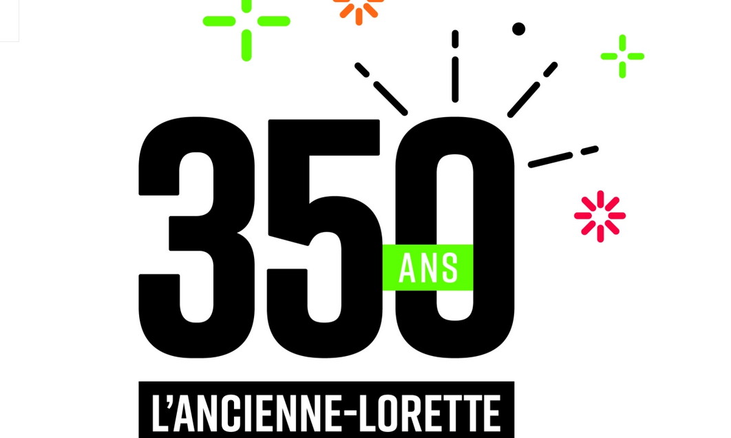 Logo célébrations 350e de L'Ancienne-Lorette