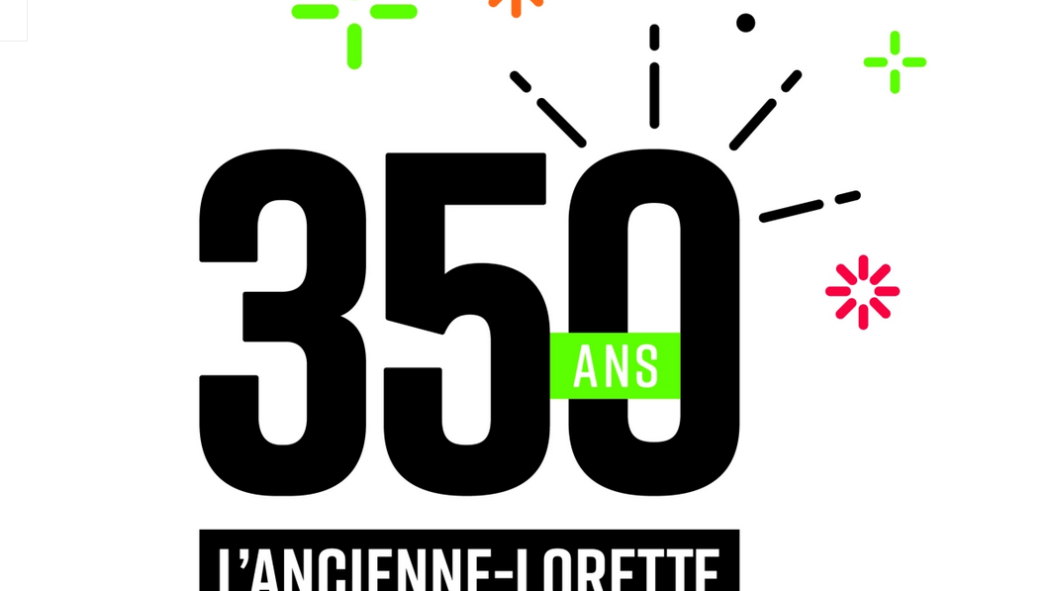 Logo célébrations 350e de L'Ancienne-Lorette