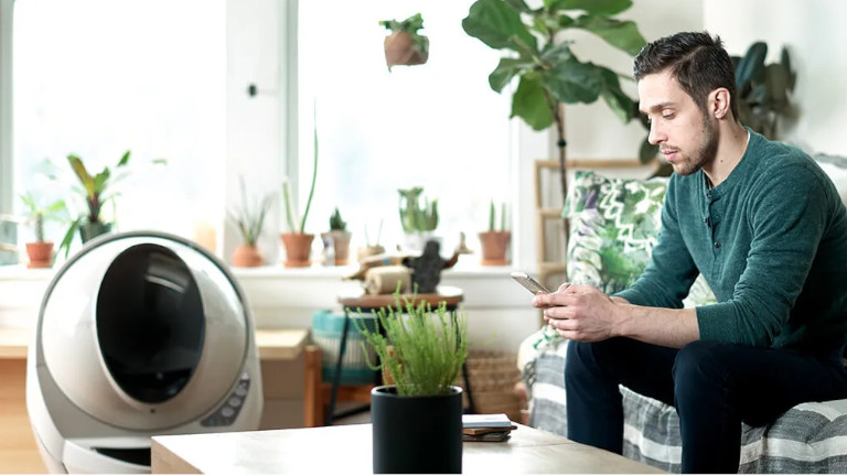 Liti&egrave;re intelligente Whisker notification