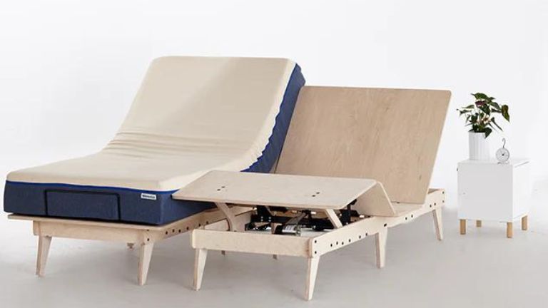 lit articul&eacute; bleu.eco dormir &agrave; deux