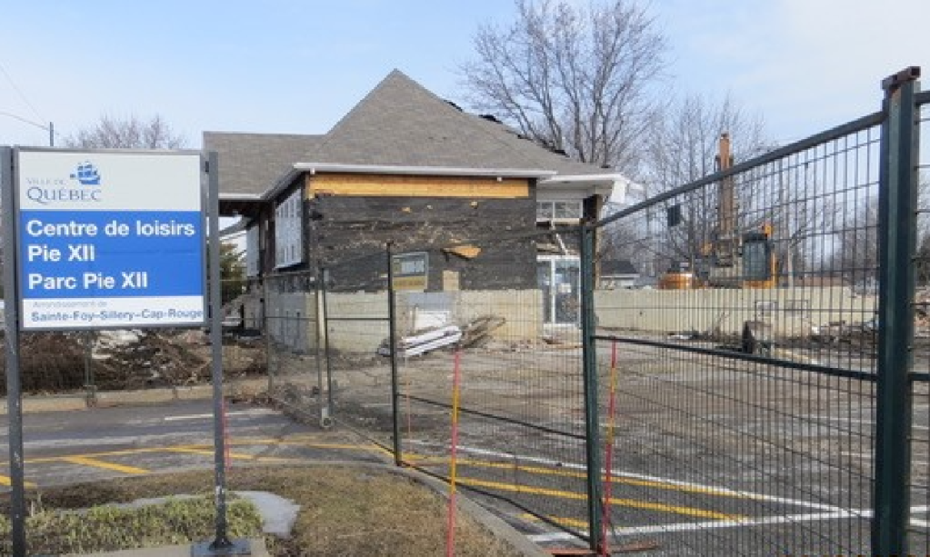 Centre de loisirs Pie-XII démoli
