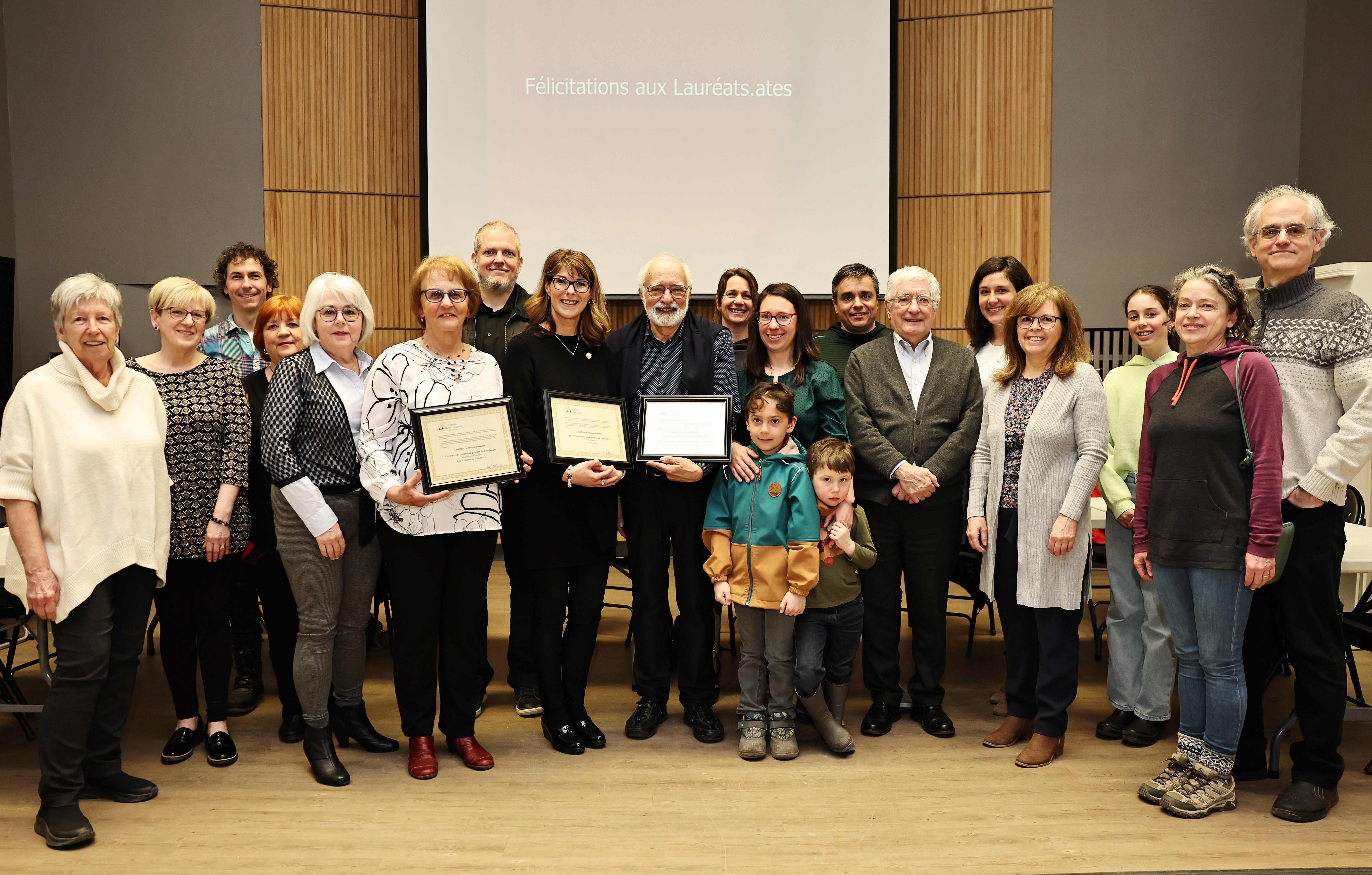 Cérémonie Livre d'or conseil de quartier de Cap-Rouge