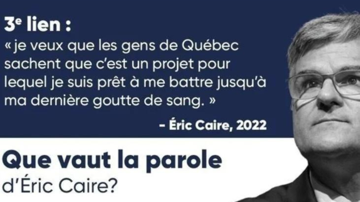 Pétition réclamant la démission d'Éric Caire