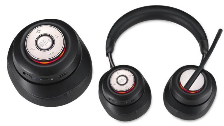 casque d'&eacute;coute kensington h3000 boutons commandes principales 