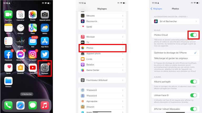 Voici comment activer la sauvegarde iCloud de nos photos sur iPhone ou iPad. Comment activer sauvegarde photo iCloud iPhone iPad