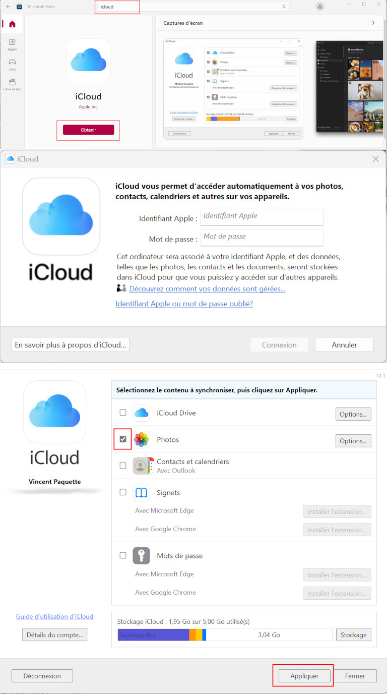 Voici comment installer iCloud et synchroniser nos photos sur Windows 11. Comment activer synchronisation Photos iCloud sur Windows 11