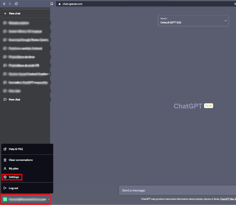 Comment désactiver l'historique de conversations dans ChatGPT Comment désactiver l'historique de conversations dans ChatGPT