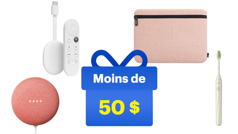 Suggestion cadeaux 50$