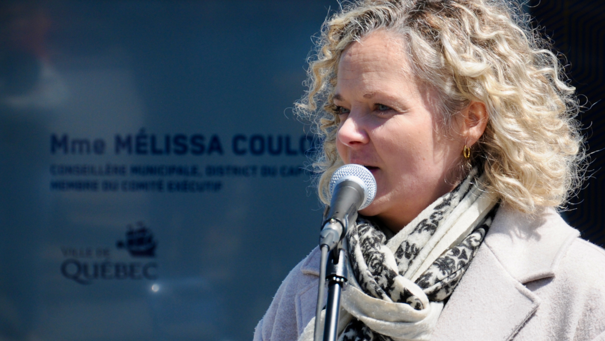 M&eacute;lissa Coulombe-Leduc, conseill&egrave;re municipale du district du Cap-aux-Diamants et membre du comit&eacute; ex&eacute;cutif de la Ville de Qu&eacute;bec