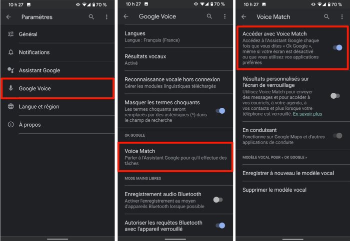 Voice Match Google Assistant Android