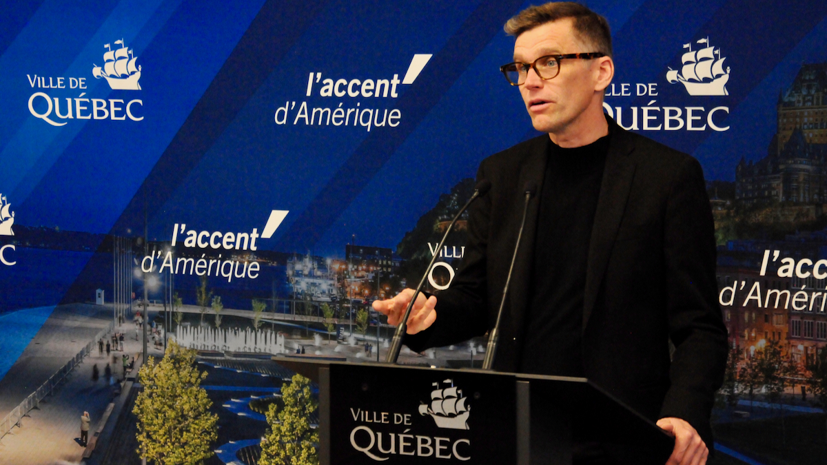 Bruno Marchand, maire de Québec