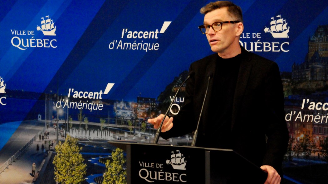 Bruno Marchand, maire de Québec