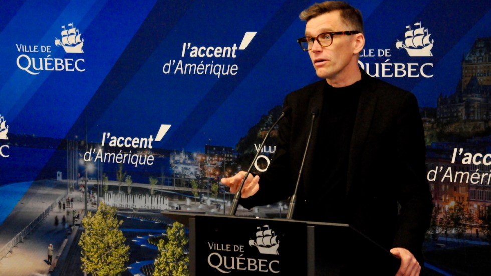 Bruno Marchand, maire de Québec