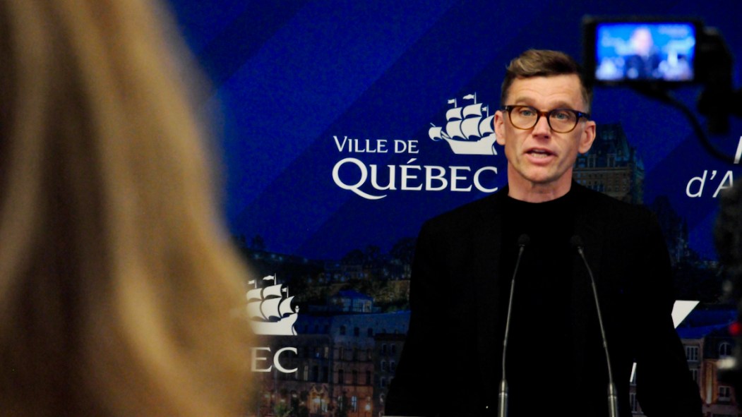 Le maire de Québec, Bruno Marchand.