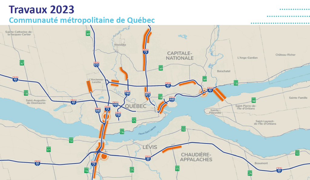 Carte chantiers autoroutiers MTMD RQ2023