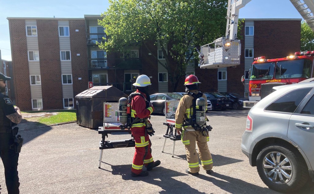 Feu logement Sainte-Foy