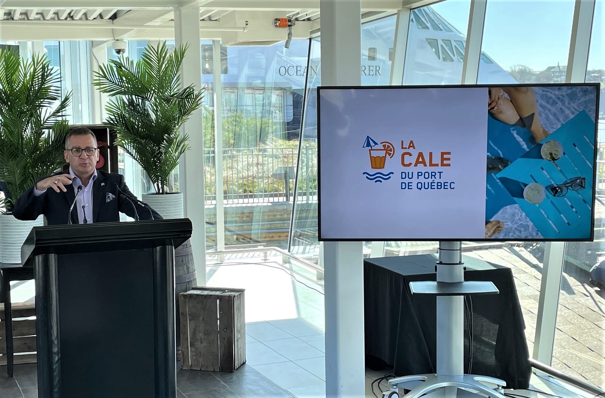 Projet La Cale au Port de Qu&eacute;bec, pdg Mario Girard