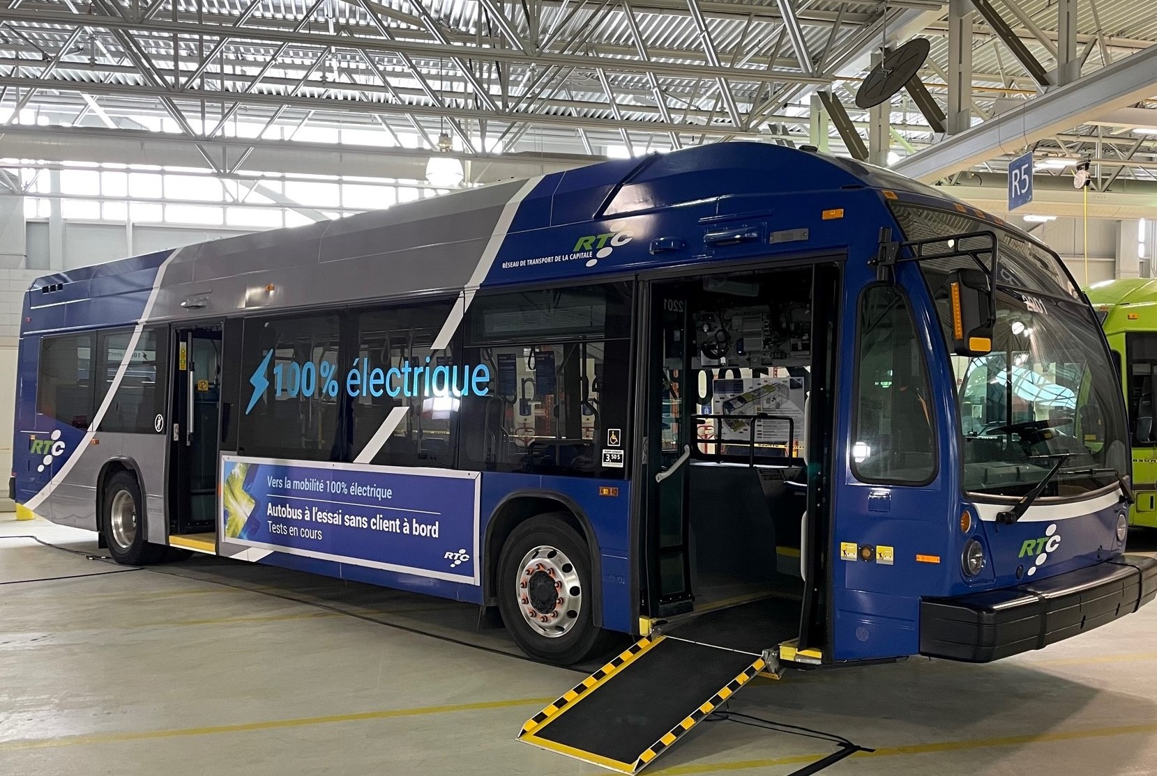 Bus Quebec Rtc Inside Le RTC amorce l’électrification de sa flotte de bus