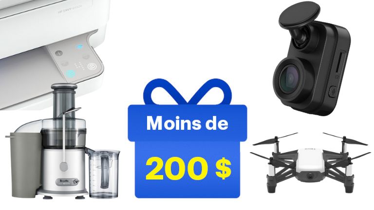 id&eacute;es cadeau best buy f&ecirc;te des p&egrave;res 200$ et moins