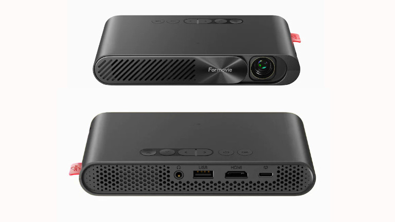 Les prises sur le projecteur Formovie P1 Pocket