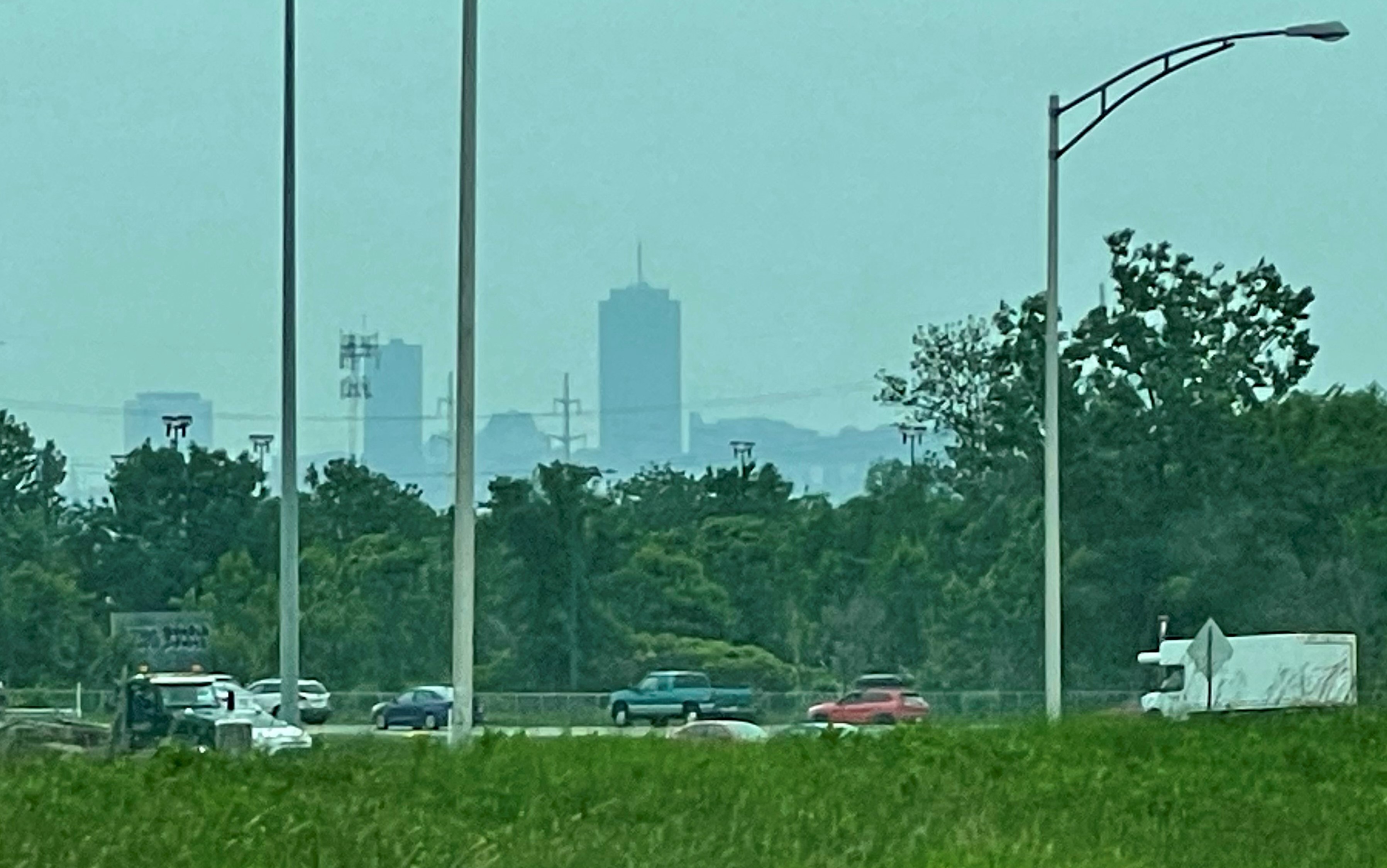 Smog sur la ville de Québec 26-06-2023