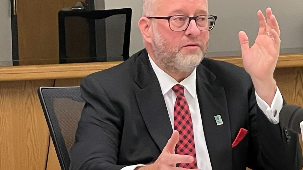 Sylvain Juneau, maire de Saint-Augustin