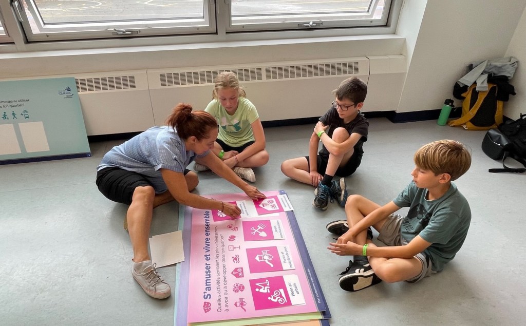 Activité jeunesse plan d'urbanisme Québec