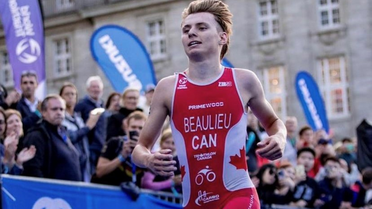 Mathis Beaulieu triathlète