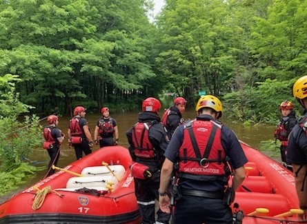 &Eacute;vacuation SPCIQ inondations Beauport
