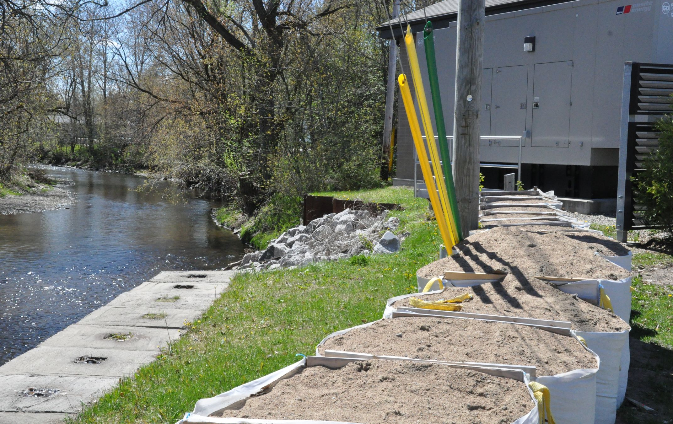 Sacs de sable rivière Lorette