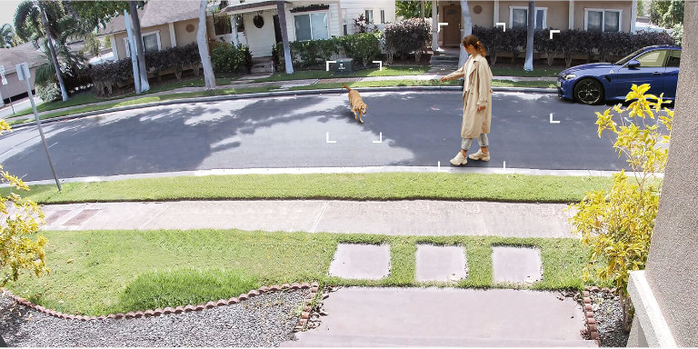 Les caméras Tapo C420S2 peuvent distinguer les différentes activités et mouvements. Détection caméra Tapo C420S2