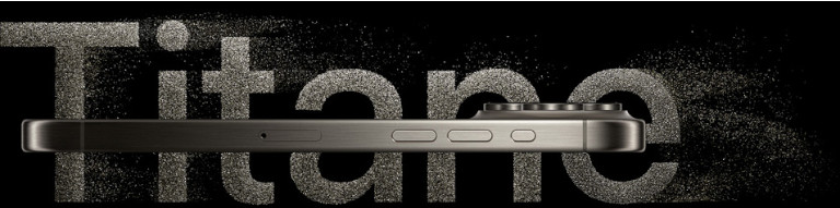 iPhone 15 Pro Max design titane
