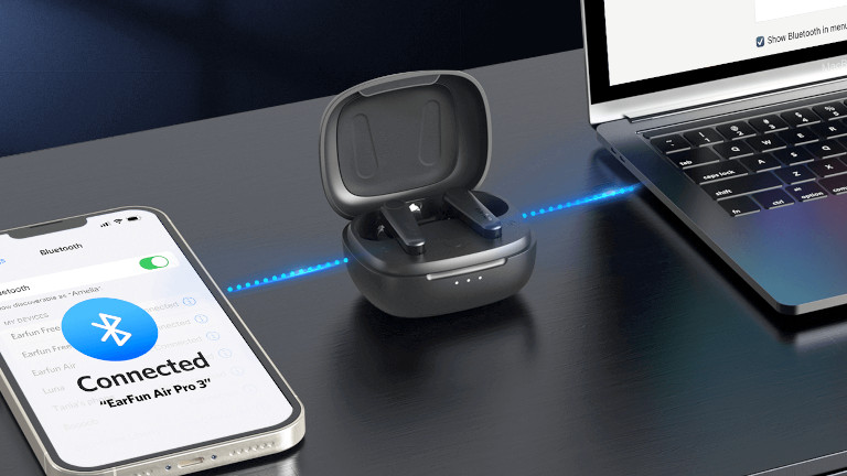 Nous pouvons même les connecter à un ordinateurs PC ou MacBook (à condition d'avoir une connectivité Bluetooth). Nous pouvons même les connecter à un ordinateurs PC ou MacBook (à condition d'avoir une connectivité Bluetooth).