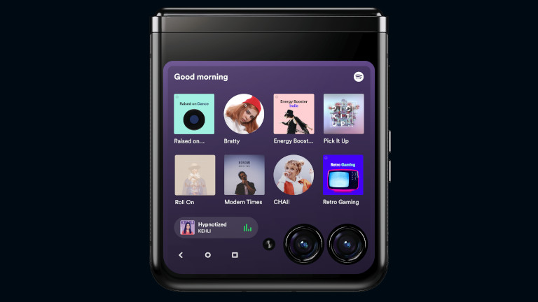 Razr+ téléphone écran du dessus