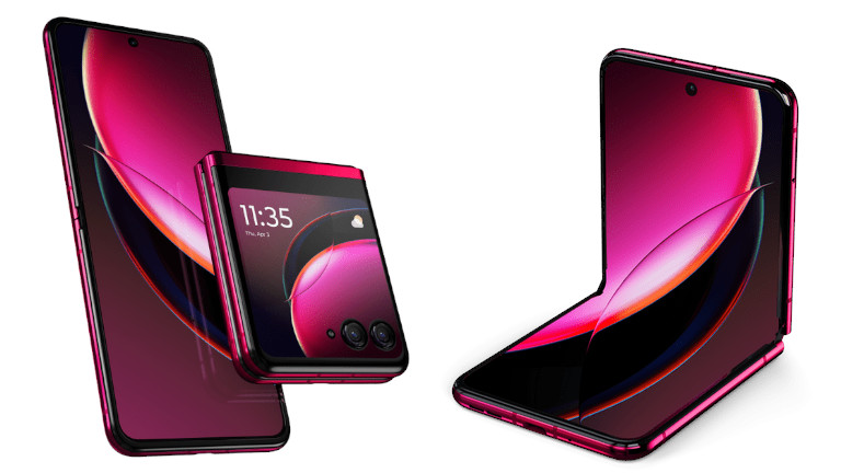 T&eacute;l&eacute;phone Razr+ &eacute;cran pliable