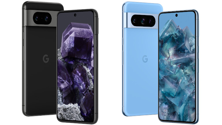 T&eacute;l&eacute;phones Google Pixel 8 et 8 Pro