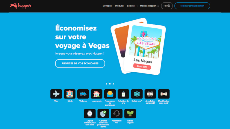 Site web Hopper