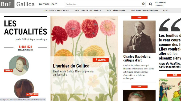 Site web Gallica livres en ligne gratuit