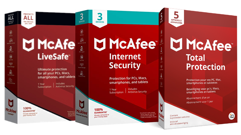 antivirus McAfee livesafe internet Security Total Protection