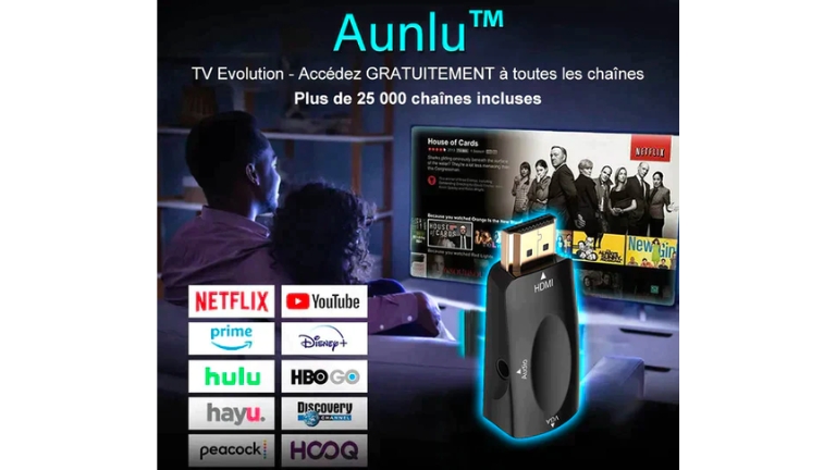 Aunlu clé hdmi pour diffusion sur télé Aunlu clé hdmi pour diffusion sur télé