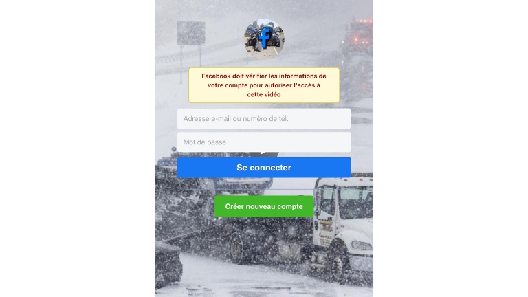 Arnaque facebook accident mortel identifiants