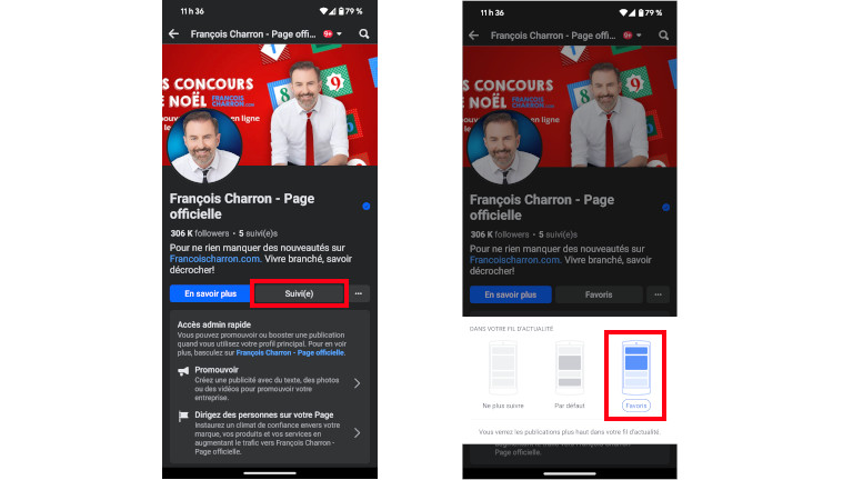 Voici comment ajouter des amis favoris à partir de l’application mobile de Facebook. identifier page facebook favoris