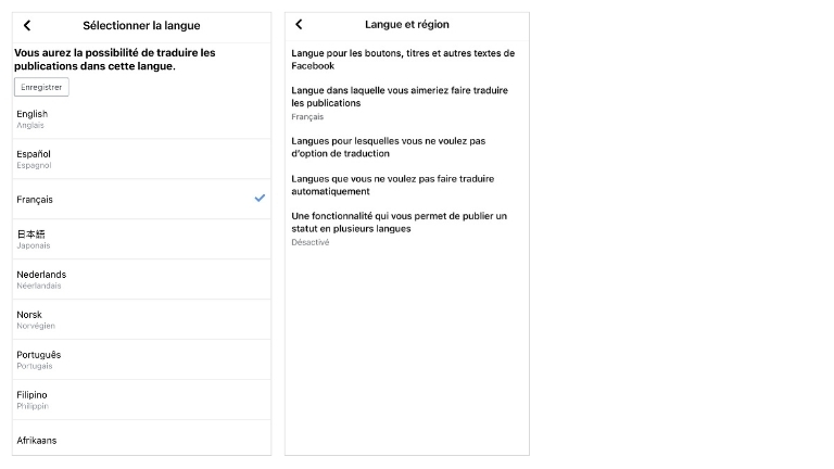 comment traduire en français sur Facebook comment traduire en français sur Facebook