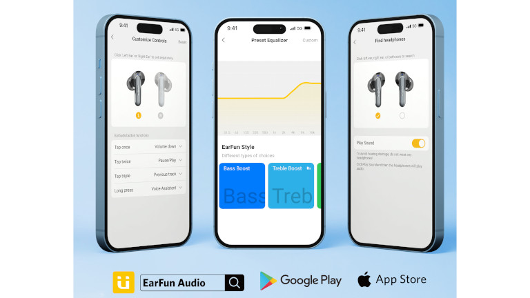 Application mobile EarFun Application mobile EarFun