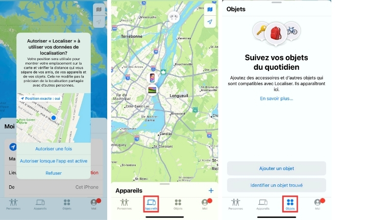 Comment localiser son iPhone, iPad, Apple Watch, AirPods ou AirTags avec l'app Localiser