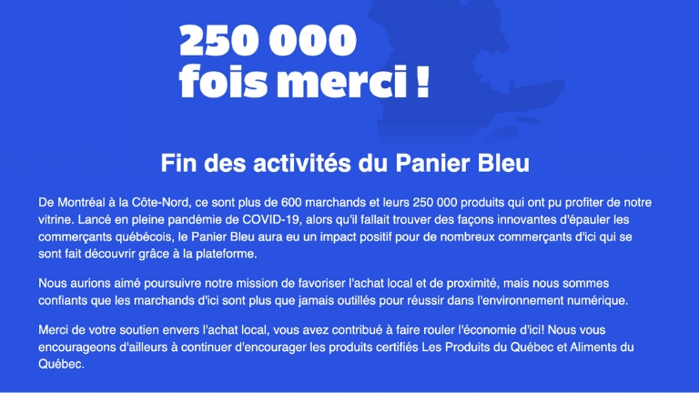 Fin du Panier Bleu Fin du Panier Bleu