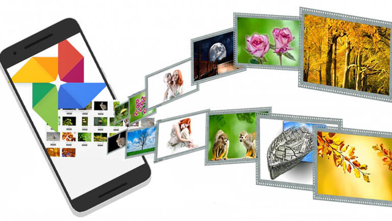partage albums google photos